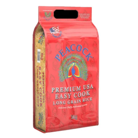 Peacock Easy Cook Long Grain Rice 5kg