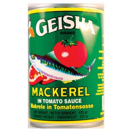 Geisha Mackerel In Tomato Sauce 425g x 24