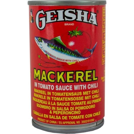 Geisha Mackerel In Tomato Sauce & Chilli 155g
