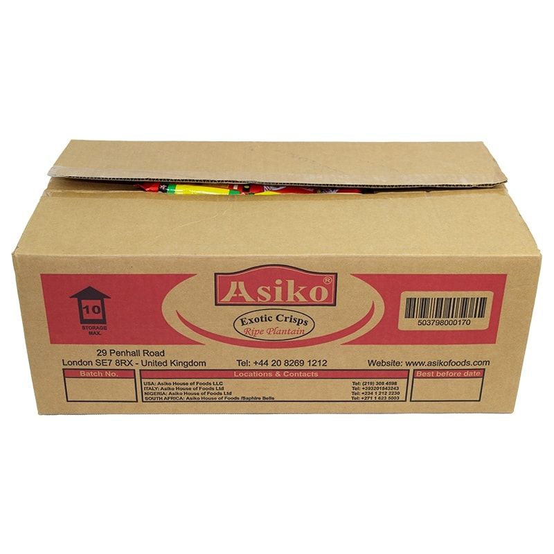 Asiko Exotic Chips Chilli 75g Box