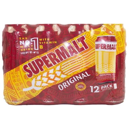 Supermalt Can Drink 500Ml X 12