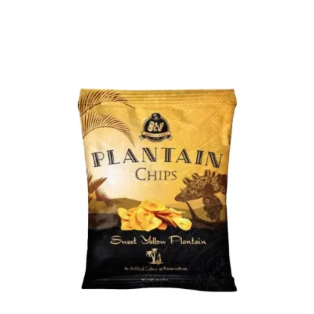 Olu Olu Plantain Chips (Sweet) – Yellow 60g