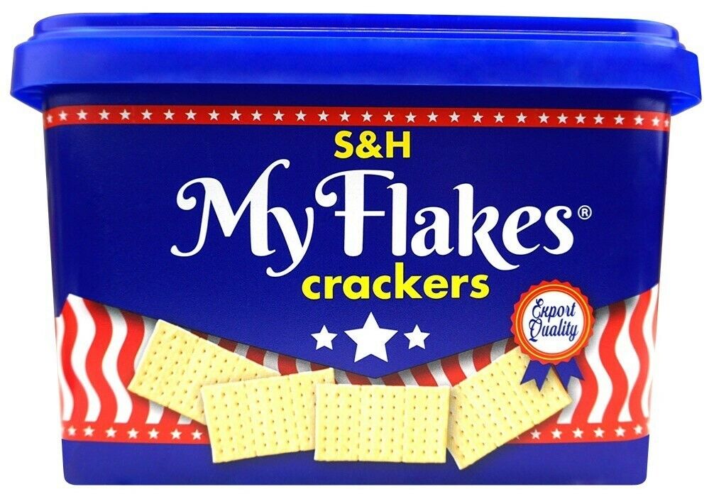S&H My Flakes Crackers 850g TUB