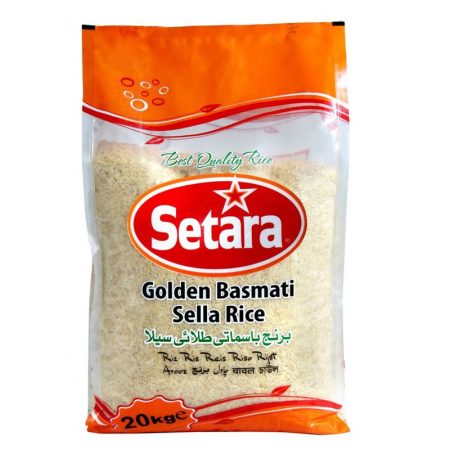 Setara Golden Sella Basmati Rice 20kg