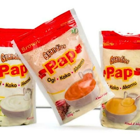 Grandios Brown, yellow and white Ogi Powder | 3 packs | (500G )