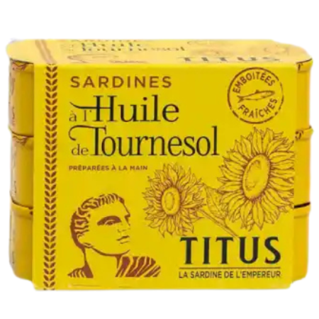 Titus Sardine in Sunflower Oil | pack of 3