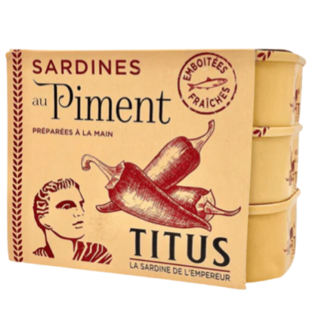 Titus Sardine Sunflower Oil & Chilli